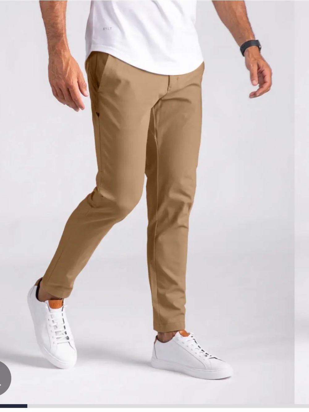 BYLT Everyday Pant 2.0 Slim Fit Tan Size 32
